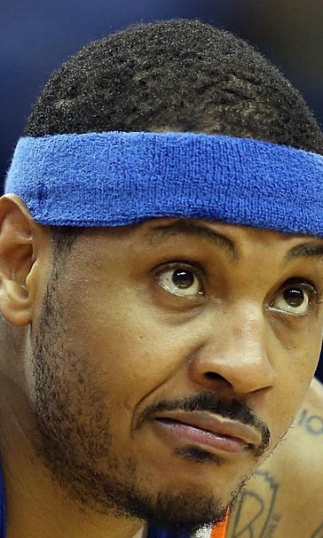 Carmelo Anthony stresses desire to win with Knicks but doesn't rule out trade